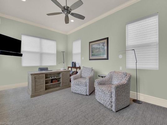 Home Office, Interior, Recessed Lighting