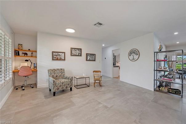 Home Office, Interior, Recessed Lighting