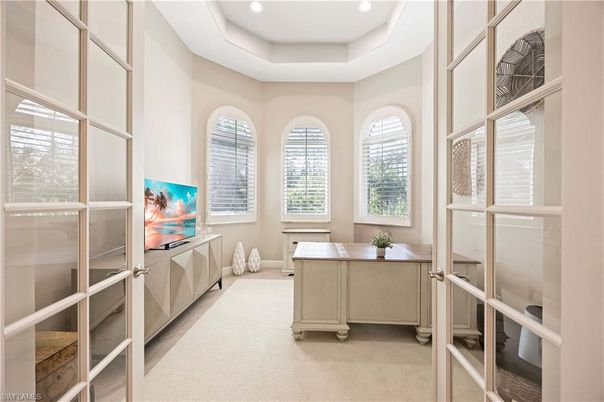 Home Office, Interior, Recessed Lighting