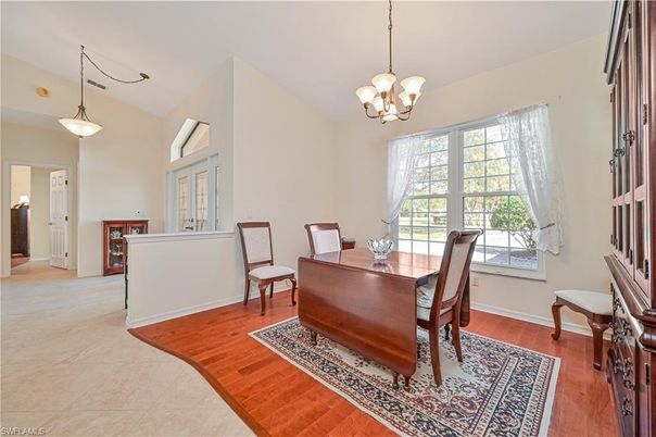 Chandelier, Dining room, Interior, Pendant Lights, Wood Texture Flooring