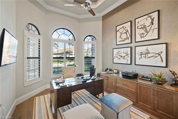 Home Office, Interior, Wood Texture Flooring