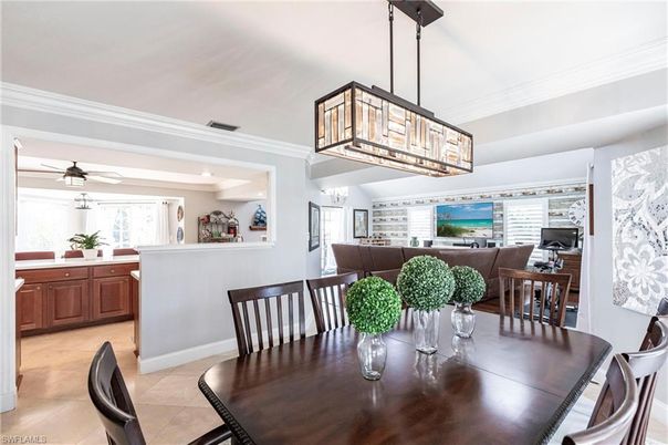 Dining room, Interior, Kitchen, Living room, Pendant Lights, Recessed Lighting