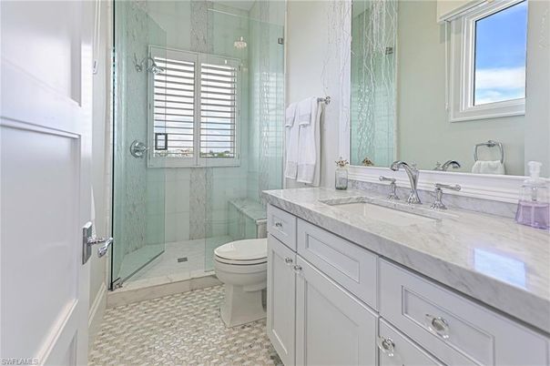 Bathroom, Glass Shower, Interior