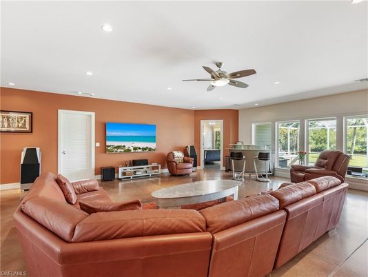 Interior, Living room, Recessed Lighting