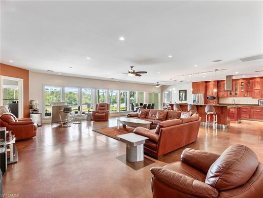 Interior, Kitchen, Living room, Pendant Lights, Recessed Lighting