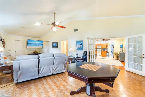 Interior, Kitchen, Living room, Wood Texture Flooring