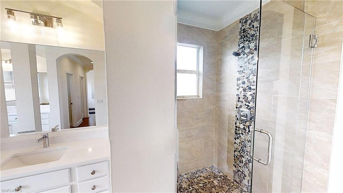Bathroom, Glass Shower, Interior