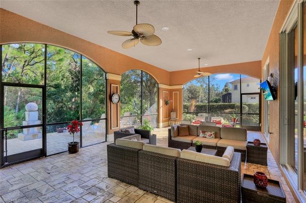 Interior, Living room, Recessed Lighting, Sun Room