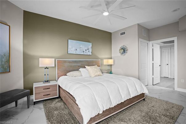 Bedroom, Interior, Marble