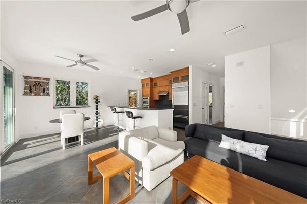 Interior, Kitchen, Living room, Recessed Lighting, Stainless Steel Appliances