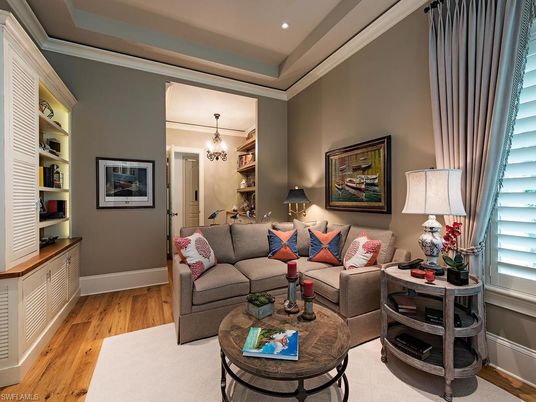 Chandelier, Interior, Living room, Pendant Lights, Recessed Lighting, Wood Texture Flooring