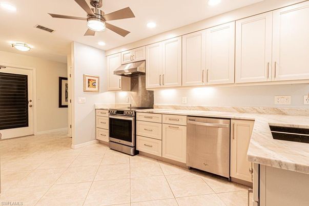 Interior, Kitchen, Recessed Lighting, Stainless Steel Appliances