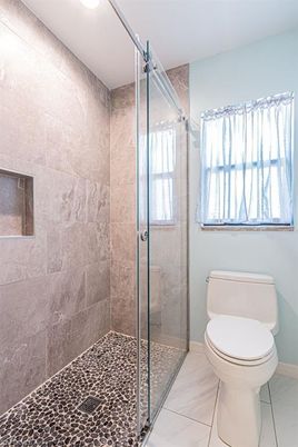 Bathroom, Glass Shower, Interior