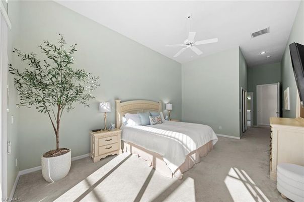 Bedroom, Interior, Recessed Lighting