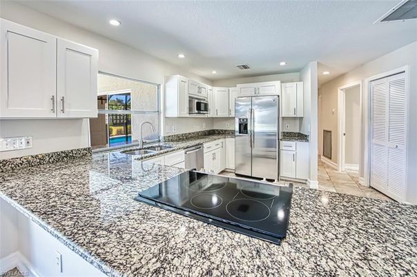 Interior, Kitchen, Recessed Lighting, Stainless Steel Appliances