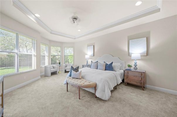 Bedroom, Interior, Recessed Lighting
