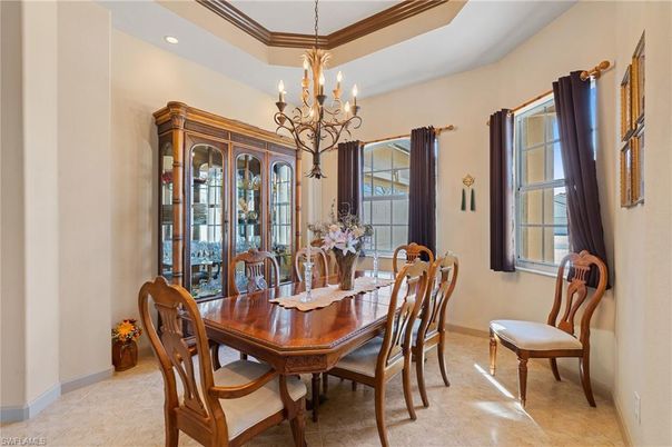 Chandelier, Dining room, Interior, Recessed Lighting