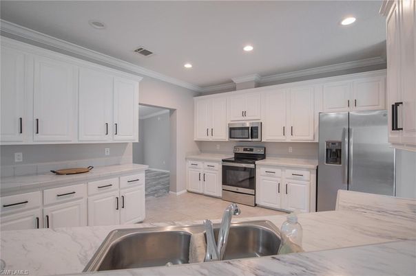 Interior, Kitchen, Recessed Lighting, Stainless Steel Appliances