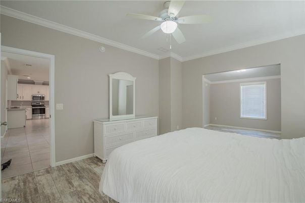 Bedroom, Interior, Kitchen, Stainless Steel Appliances, Wood Texture Flooring