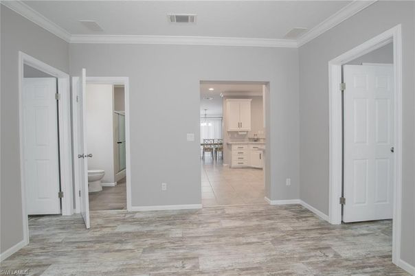 Bathroom, Interior, Kitchen, Pendant Lights, Recessed Lighting, Wood Texture Flooring