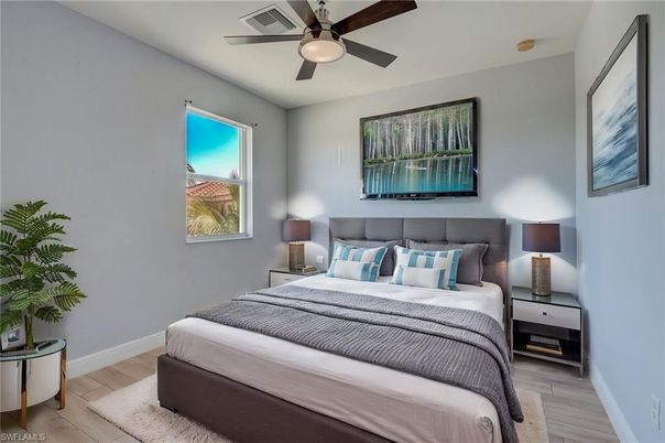 Bedroom, Interior, Wood Texture Flooring