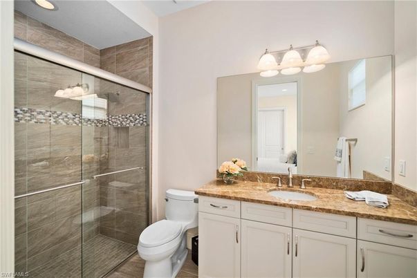 Bathroom, Glass Shower, Interior