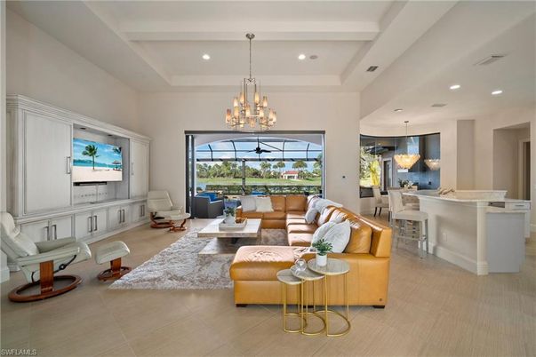 Chandelier, Dining room, Interior, Living room, Recessed Lighting