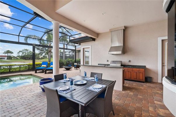 Dining room, Glass Ceilings, Interior, Pool, Sun Room