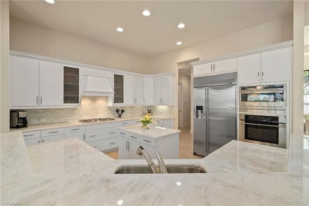 Interior, Kitchen, Recessed Lighting, Stainless Steel Appliances