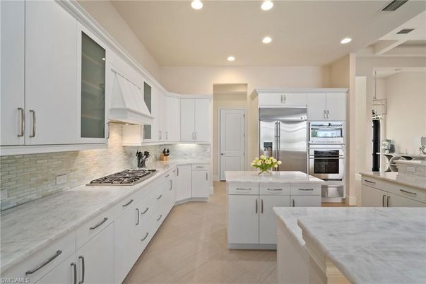 Interior, Kitchen, Recessed Lighting, Stainless Steel Appliances