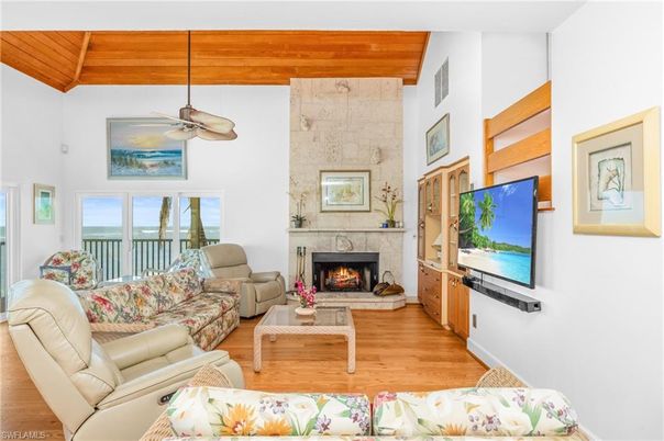 Fireplace, Interior, Living room, Stone Walls, Wooden Beams, Wooden Ceilings, Wood Texture Flooring