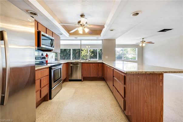 Interior, Kitchen, Recessed Lighting, Stainless Steel Appliances