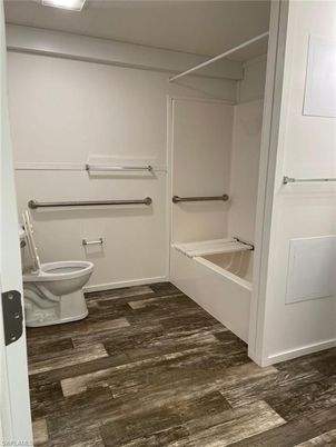 Bathroom, Interior, Wood Texture Flooring