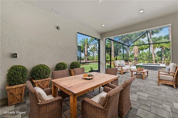 Dining room, Interior, Recessed Lighting, Sun Room