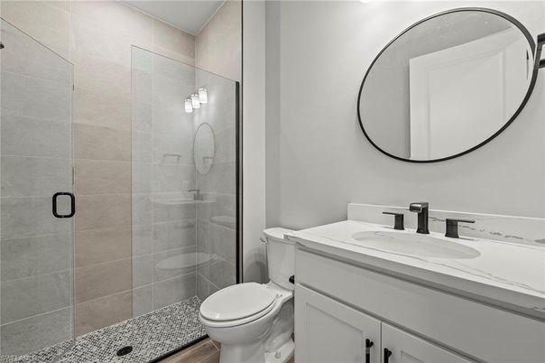 Bathroom, Glass Shower, Interior