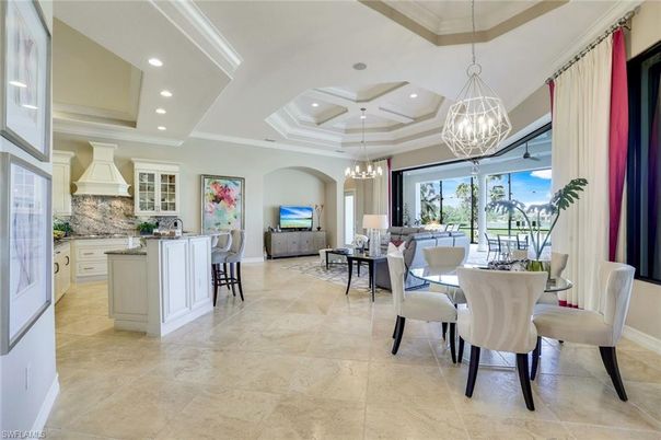 Chandelier, Dining room, Interior, Kitchen, Living room, Pendant Lights, Recessed Lighting