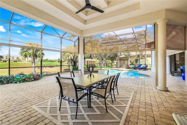 Dining room, Glass Ceilings, Interior, Pool, Sun Room