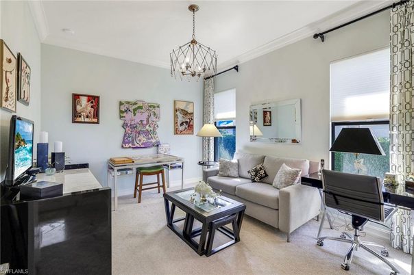 Chandelier, Home Office, Interior, Living room