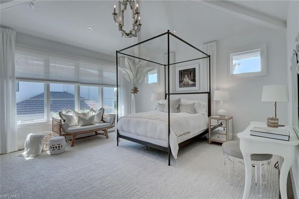 Bedroom, Chandelier, Interior