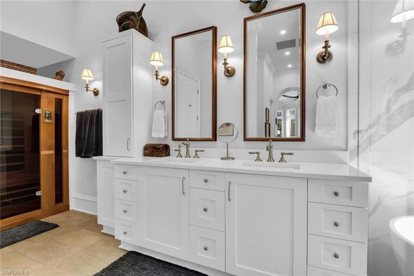 Bathroom, Dual Sink Vanities, Interior