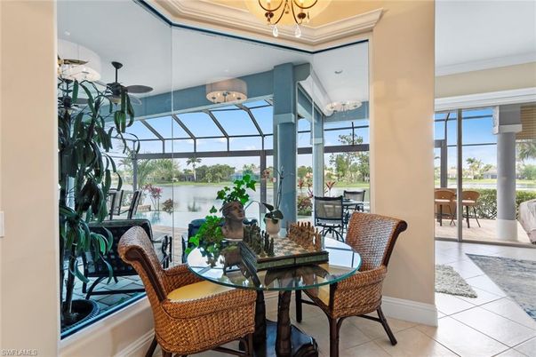 Dining room, Glass Ceilings, Interior, Sun Room, Water