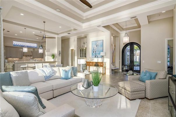 Interior, Kitchen, Living room, Pendant Lights, Recessed Lighting