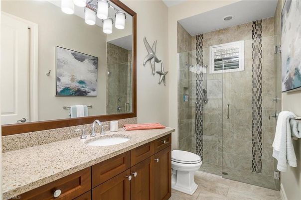 Bathroom, Glass Shower, Interior