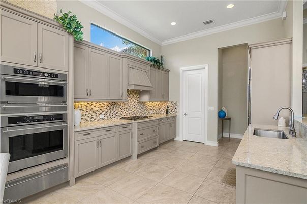 Interior, Kitchen, Recessed Lighting, Stainless Steel Appliances