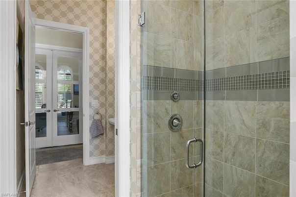 Bathroom, Glass Shower, Interior