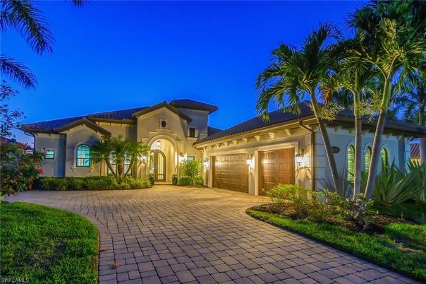 Attached, Backyard, Exterior, Facade, Mediterranean