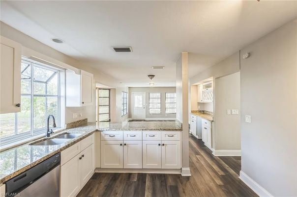 Interior, Kitchen, Wood Texture Flooring