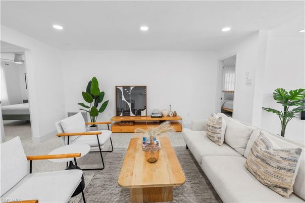 Interior, Living room, Recessed Lighting