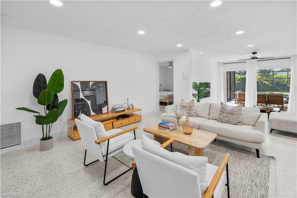 Interior, Living room, Recessed Lighting