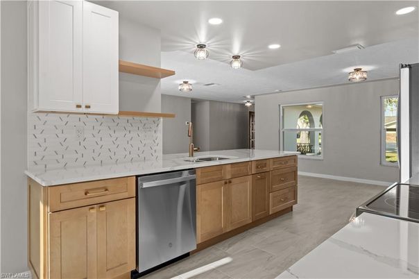 Interior, Kitchen, Recessed Lighting, Stainless Steel Appliances